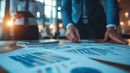 Business Reports with Graphs and Charts