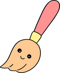 "Hand-drawn school clipart elements featuring cute and colorful educational icons, including books, pencils, chalkboards, backpacks, rulers, and more. Perfect for teachers, students, and educational p