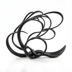 black and white ribbon