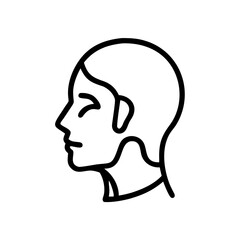 vector head silhouette