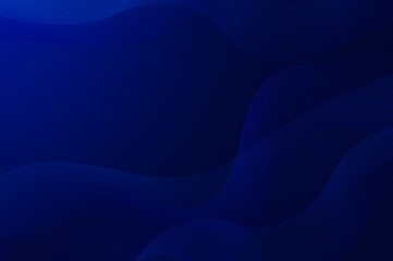 Blue background with lines and patterns. Luxury gradient line background template.