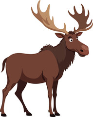 Obraz premium Isolated deer and reindeer animal silhouette vectors, perfect for Christmas or wildlife illustrations