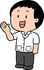 Illustration of pharmacist
