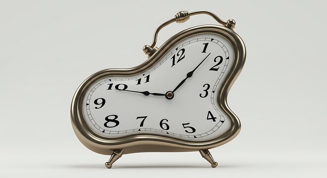 Melting Time: A Surreal 3D Render of Ephemeral Moments - Powered by Adobe