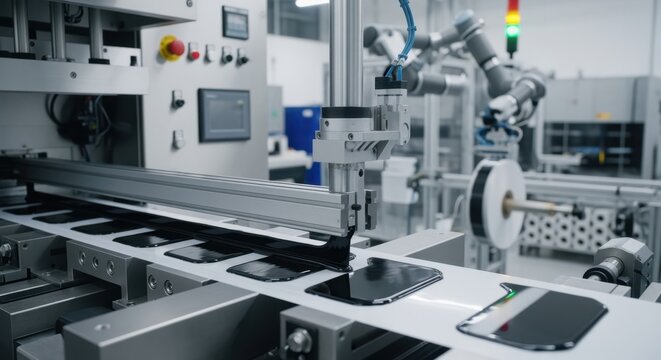 Industrial pilot line setup showcasing automated slotdie coating process for supercapacitor components with graphenebased conductive ink.