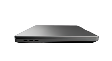 Sleek laptop design on a minimalist workspace table