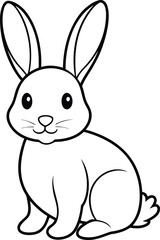 Cute Bunny Rabbit Illustration