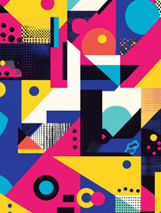 Design, moderne abstrakte Muster, Generative AI