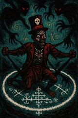 Dark Ritual with Shadow Spirits