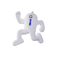 3D 심플 회사원 캐릭터