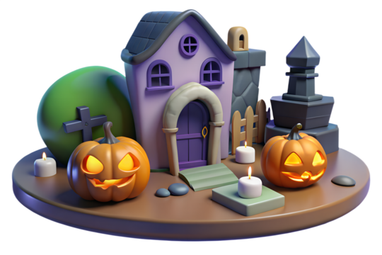 halloween pumpkin with lantern