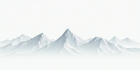 A stunning icy landscape reveals snow-covered mountain peaks and a serene lake, capturing the majestic beauty of a winter wonderland