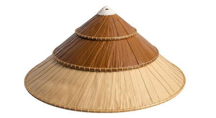 Isolated Asian Conical Hat
