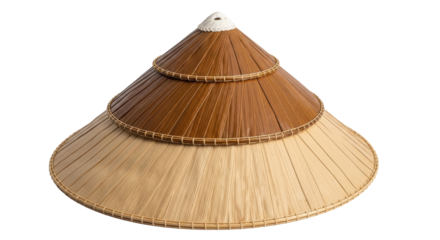 Isolated Asian Conical Hat