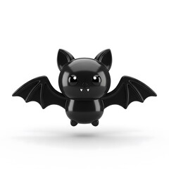 Cute 3D Cartoon Bat Character with Smiling Face — Halloween, Vampire, or Fantasy Pet Concept