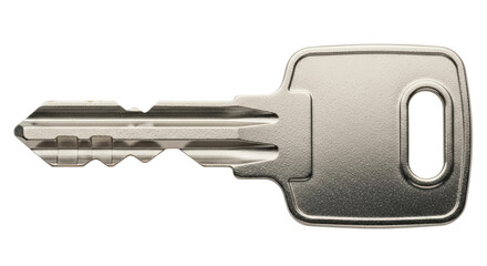 Isolated Silver Key