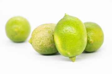 Lemon on a white background.