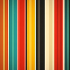 A vibrant array of colorful stripes creating a dynamic visual pattern suitable for backgrounds and designs.