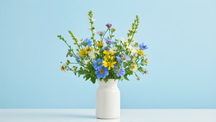 Fototapeta premium The quiet time of fresh daisies