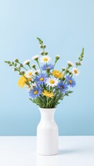 The quiet time of fresh daisies