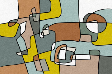 Abstract artistic background, creative design, modern texture effect, fine art wall decor, mural art, printing material, oil painting elements, large strokes, artistic pattern, contemporary artwork