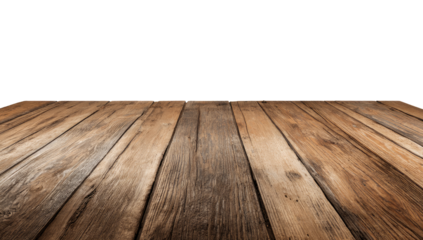 Close-up view of weathered wooden planks against a dark background