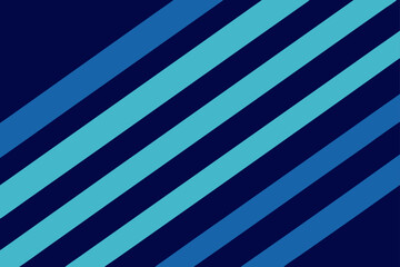 Obraz premium Diagonal stripes in shades of blue and teal on a dark blue background