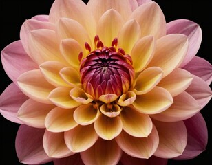 dahlia flower macro