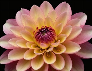 dahlia flower macro