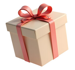 Delightful gift box with festive ribbon evokes holiday joy and surprise