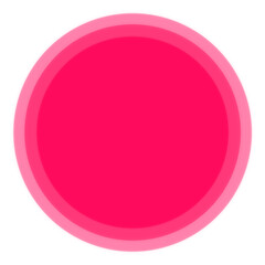 Simple Pink Circle with Different Shades: A minimalist graphic design showcases a series of concentric circles in varying shades of pink, creating a visually appealing and balanced composition.