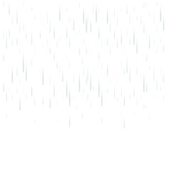 Obraz na płótnie Canvas Rain isolated. Raindrops on transparent background 