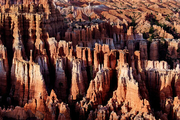 Hoodoos at Inspiration Point, Bryce Canyon Utah USA