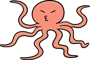 Illustration of squid
