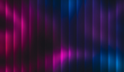 Futuristic fractal glass texture with waves in vibrant colors. Dynamic background for projects and website. Gradient wallpaper in dark tones, purple and blue.