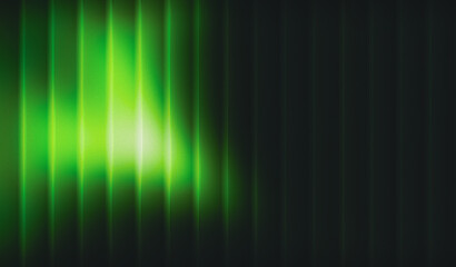 Futuristic fractal glass texture with waves in vibrant colors. Dynamic background for projects and website. Gradient wallpaper in dark green emerald tones.