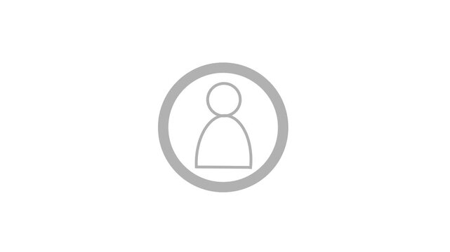 Default avatar profile icon. user profile icon set. User Symbol. Editable stroke.quality design elements. Classic style.