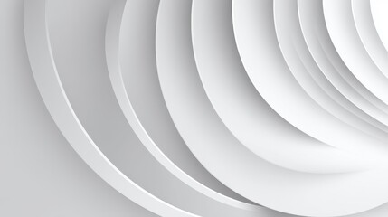 Bright Minimalist White Design with Clean Background Elements