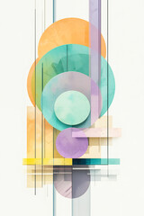 Pastel Geometry Flow
