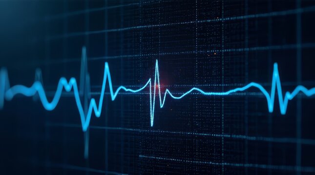 Heartbeat Wave on Monitor