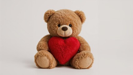 Obraz premium Bear for Valentine's Celebration