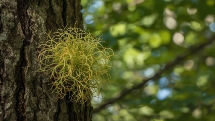 Usnea cornuta: A type of beard lichen with various practical uses