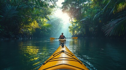 woman on a boat