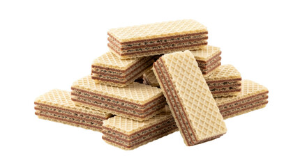 Isolated Chocolate Wafers
