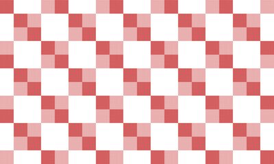 Pink square checkerboard, seamless repeat pattern, design for fabric print or wrap paper background wallpaper