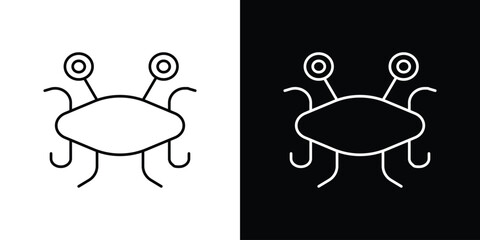 Fototapeta premium Spaghetti Monster Flying icons pack suitable for web and infographics