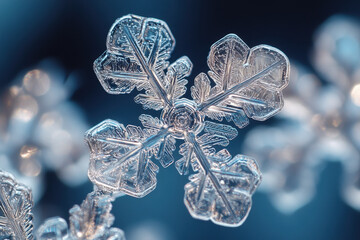 Snow-covered floor.