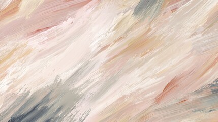 Soft Hand-Painted Artwork with Pale Background and Gentle Strokes
