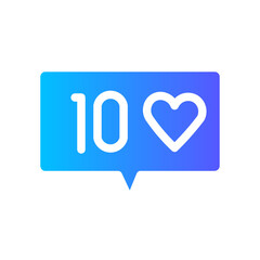 likes gradient icon