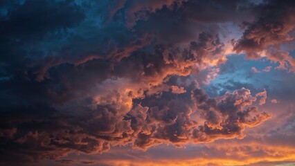 Dark Clouds Overhead in a Powerful Storm